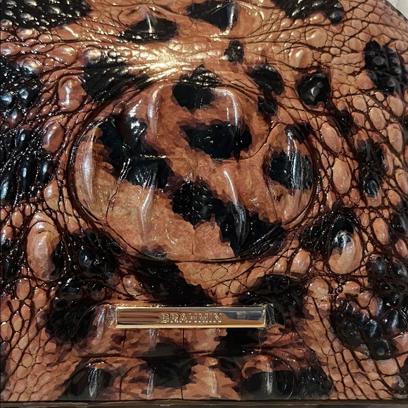 Brahmin Melbourne Collection Golden Lynx Amal Crossbody Bag - Picture 5 of 11